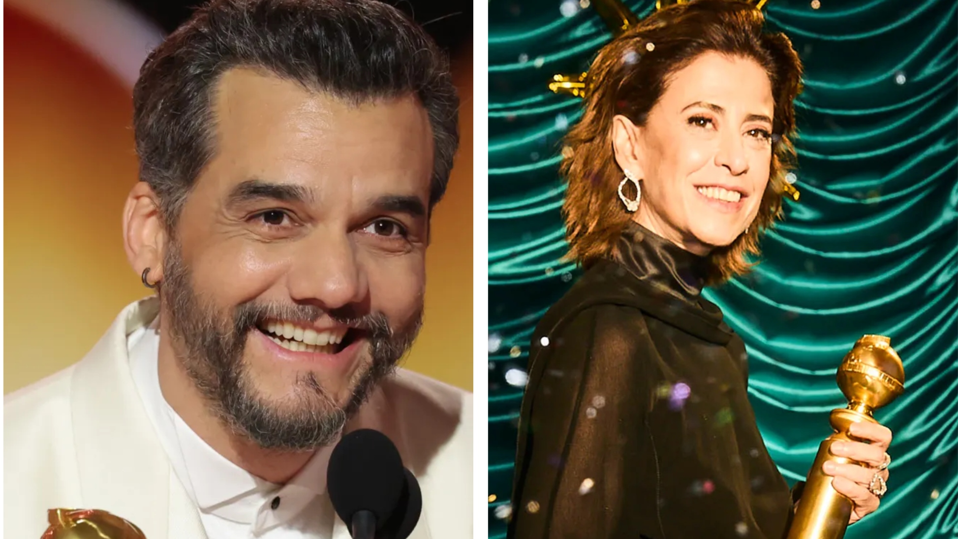 Por dois anos consecutivos, o Brasil conquista prêmios que colocam o cinema brasileiro sob os holofotes do mundo. Fotos: Golden Globes