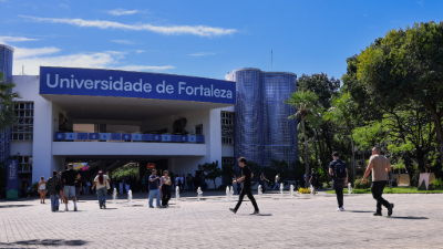 Na Unifor, os alunos têm à disposição um campus com e quase 630 mil metros quadrados (Foto: Ares Soares)