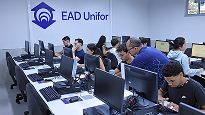 A Unifor conta com 12 cursos EaD nas áreas de gestão e tecnologia. Foto: Ares Soares