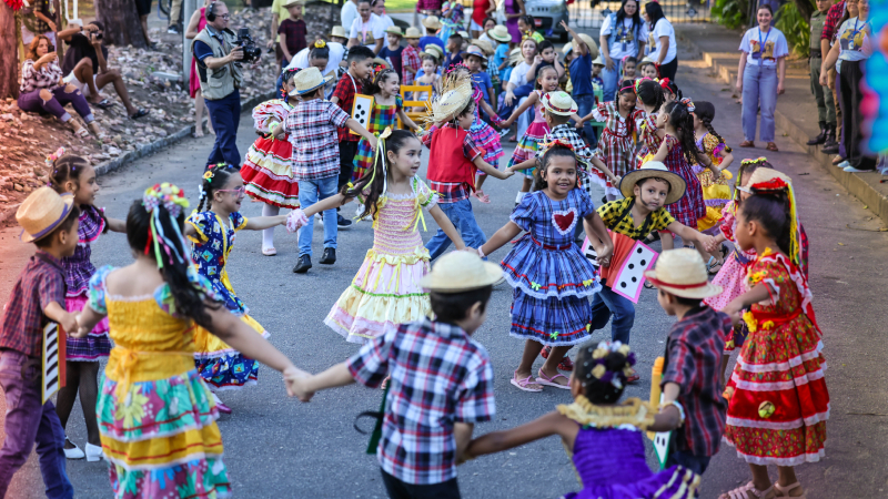 A festa junina no Nordeste é uma manifestação de cultura, tradição e alegria regional  (Foto: Ares Soares)