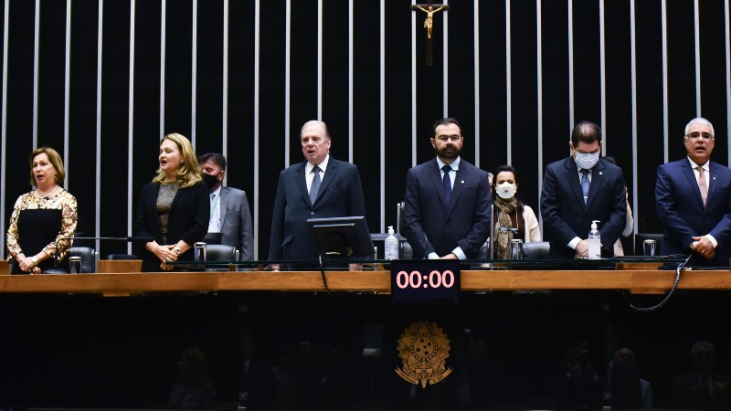 Sessão solene em homenagem aos 50 anos da Fundação Edson Queiroz, no plenário Ulysses Guimarães, em Brasília. (Foto: Antonio Molina Neto)