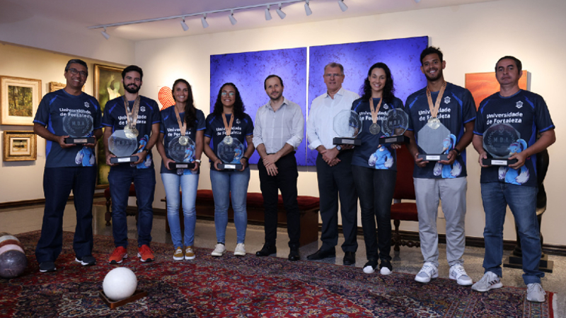 A Unifor foi a 4ª melhor instituição de ensino superior no Troféu Eficiência da Confederação Brasileira do Desporto Universitário (CBDU) (Foto: Ares Soares)