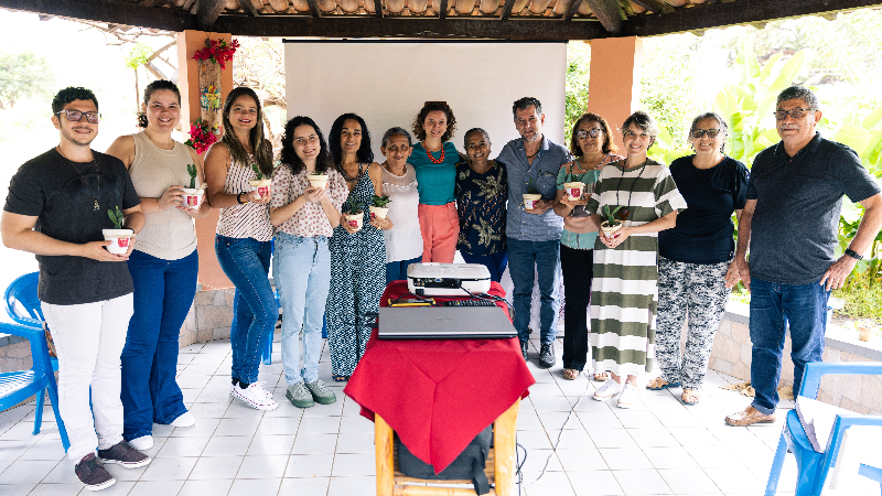 O projeto buscou atender às necessidades da instituição e ocupar as “ruínas” da antiga fazenda nos fundos da casa (Foto: Lucas Plutarcho)