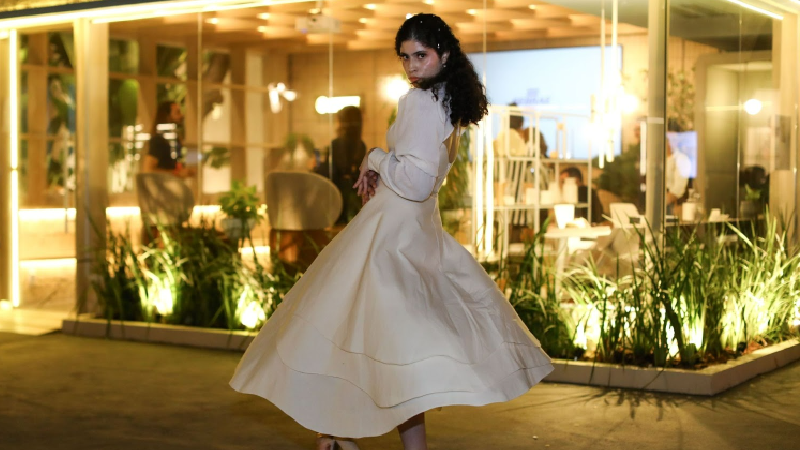 Looks produzidos pelos estudantes dos cursos de Moda da Unifor para o desfile que aconteceu na 23ª CasaCor (Foto: Ares Soares)