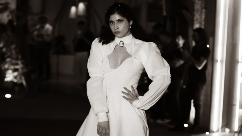 Looks produzidos pelos estudantes dos cursos de Moda da Unifor para o desfile que aconteceu na 23ª CasaCor (Foto: Ares Soares)