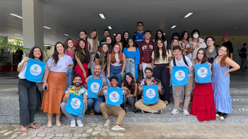 Alunos e docentes integrantes da disciplina de Laboratório de Criação Publicitária (Foto: Arquivo pessoal)