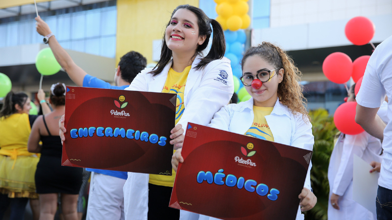 A Associação Peter Pan e o Hospital Infantil Albert Sabin são algumas das instituições parceiras do projeto (Foto: Ares Soares)