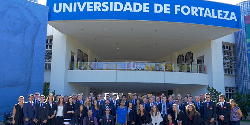 Semestralmente, a Unifor recebe alunos oriundos de diversas instituições de ensino do mundo, que podem ter aulas em português e em inglês (Foto: Ares Soares)