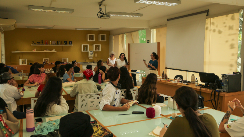 Atividades práticas e teóricas fazem parte da programação da Semana Modo On (Foto: Ares Soares)