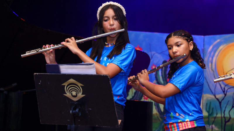 O recital destaca a cultura brasileira e os talentos dos estudantes da Escola Yolanda Queiroz (Foto: Julia Donato)