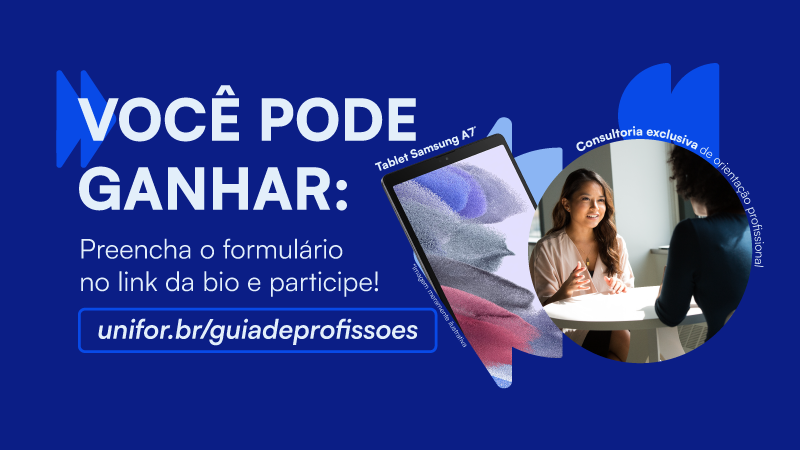 Para participar do concurso é necessário preencher formulário online e baixar gratuitamente o e-book Guia de Profissões