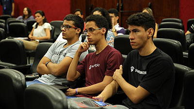 A participação dos alunos dá direito a certificado válido como atividade complementar (Foto: Ares Soares)