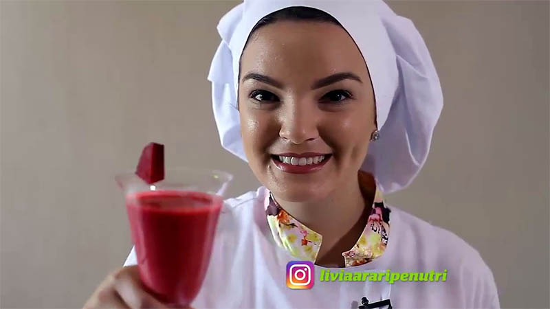 A nutricionista Lívia Araripe apresenta o quadro