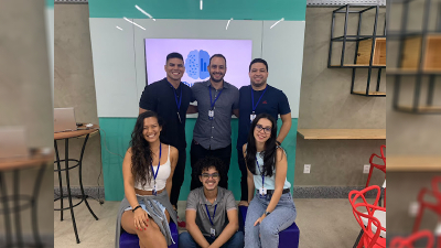 A startup fica no Unifor Hub, espaço de inovação da Universidade de Fortaleza que atua no desenvolvimento de empresas do ramo tecnológico (Foto: Trilha Edu)