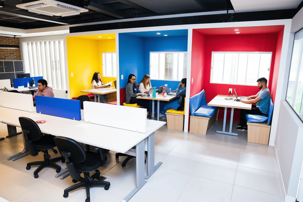 Sala do parque tecnológico da Unifor